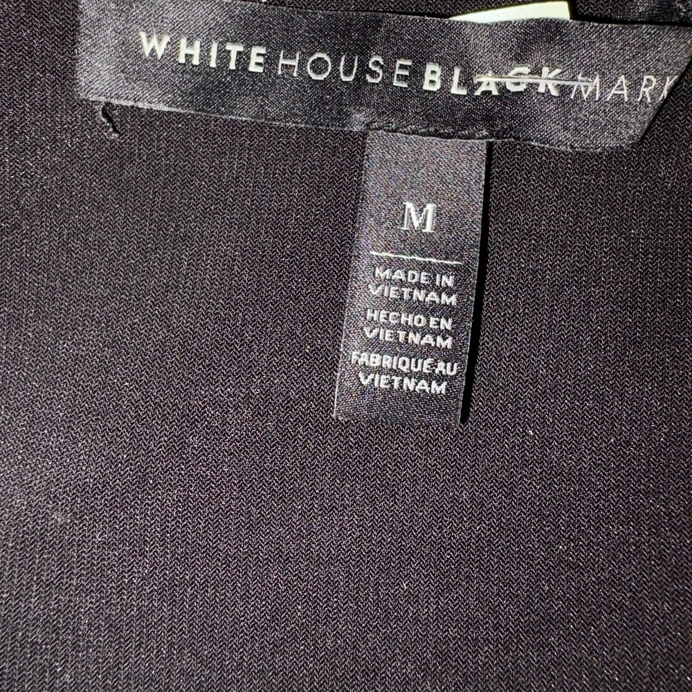 White House Black Market Black & White Medallion Shift Dress | M - Picture 6 of 6
